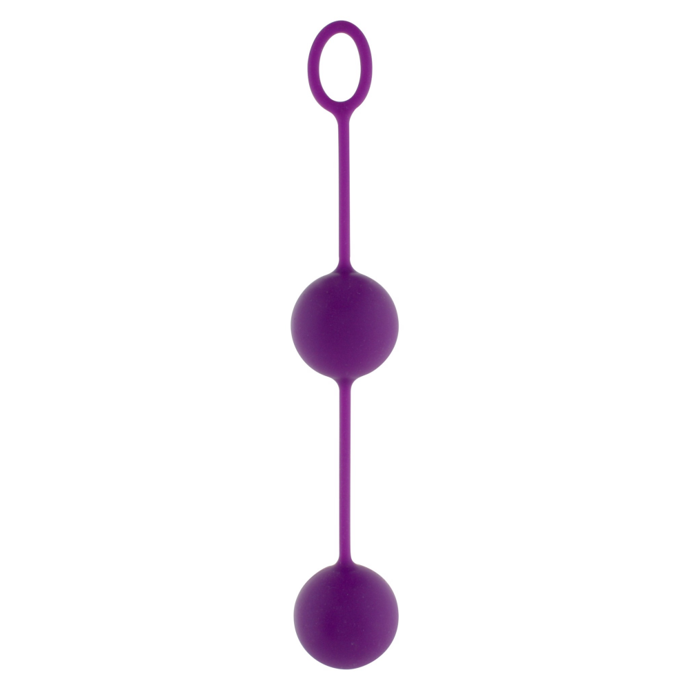 Вагинальные шарики Rock & Roll Balls фиолетовые ToyJoy