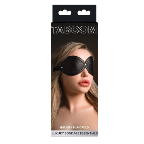 Маска на глаза Infinity Taboom, веганская кожа, черная