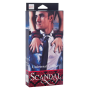 Наручники на липучках Scandal CalExotics, красно-черные