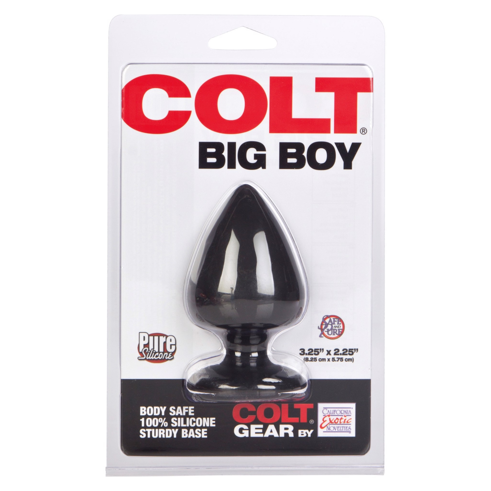 Анальная пробка California Exotic Colt Big Boy, черный, L