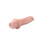 Вибратор реалистичный с выпуклыми венками Blush Dr. Skin Dr. Richard, бежевый