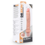 Вибратор реалистичный с выпуклыми венками Blush Dr. Skin Dr. Richard, бежевый