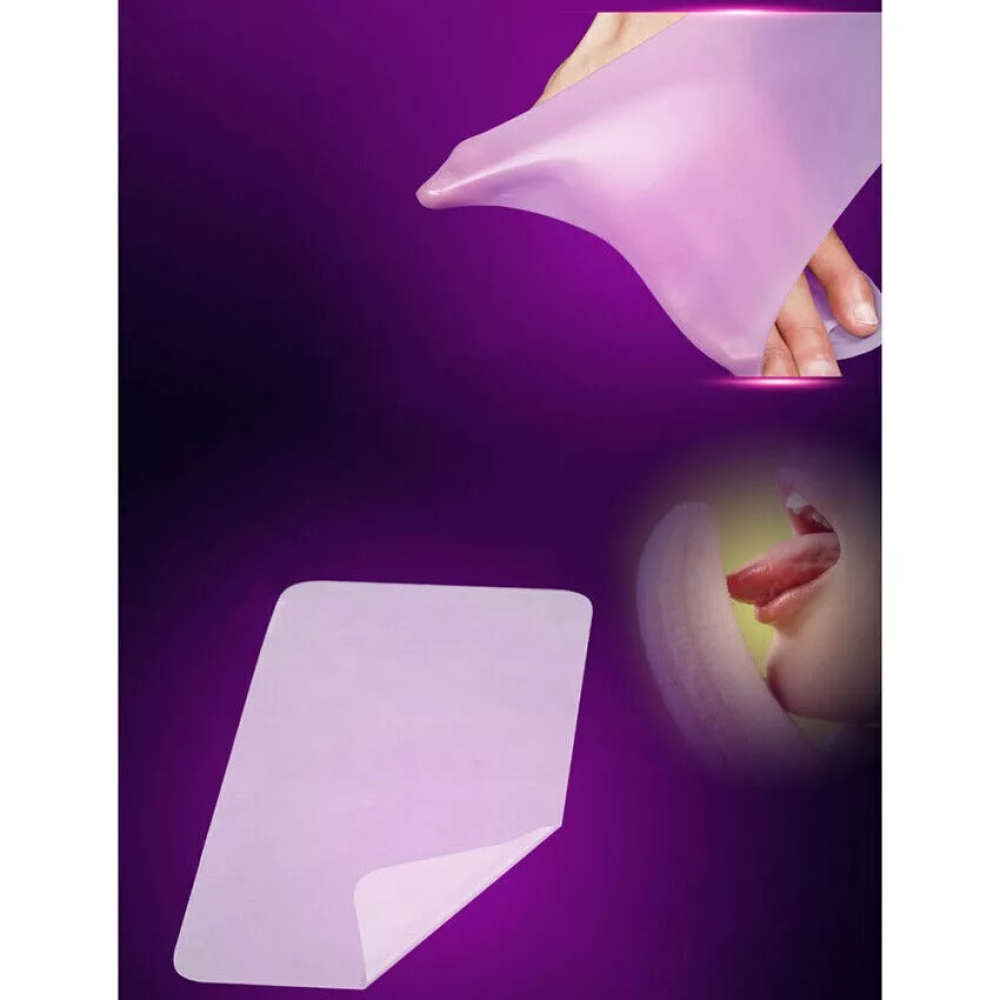 Салфетка латексная для орального секса Strawberry Latex Dental Dams со вкусом клубники, 1 шт.