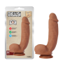 Фаллоимитатор реалистичный с присоской Chisa T-Skin ReaL Sensualism, коричневый
