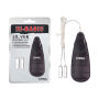 Мини-вибропули серебристые CHISA Hi-Basic Mini Twins Bullet с черным проводным пультом