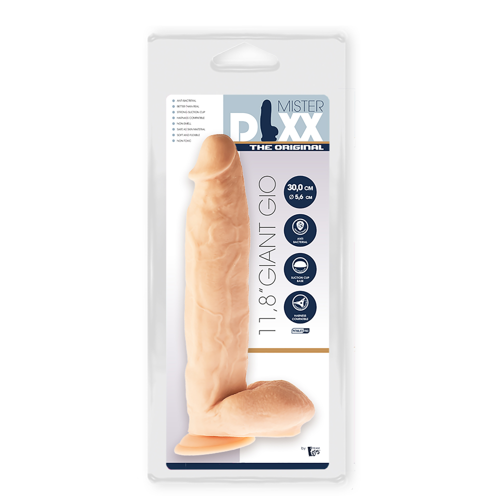 Гибкий фаллоимитатор Гигант MR. DIXX GIANT GIO 11.8INCH DILDO
