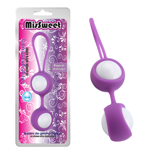 Вагинальные шарики Chisa MisSweet фиолетовые