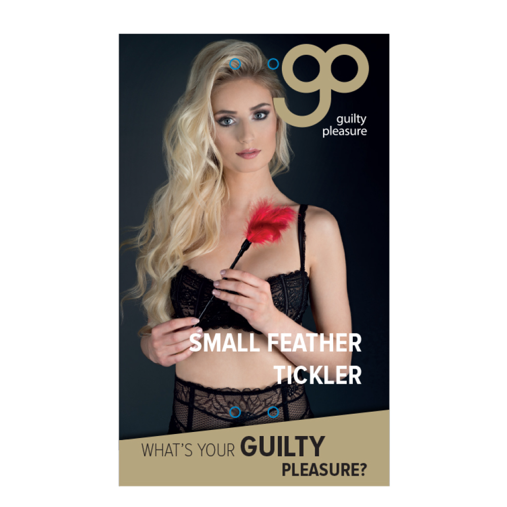 Стек с перьями GP SMALL FEATHER TICKLER RED
