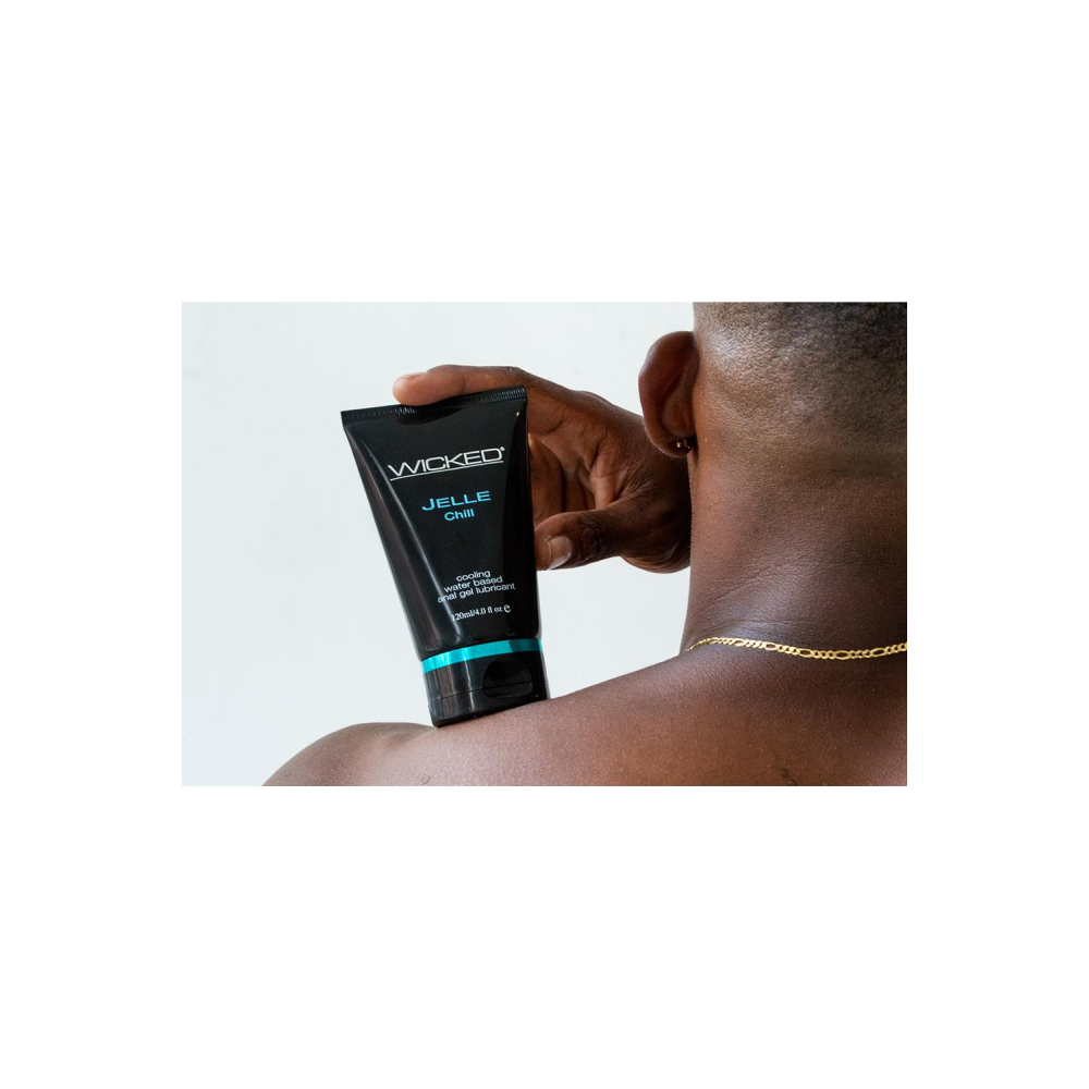 Анальный лубрикант с эффектом охлаждения WICKED JELLE CHILL ANAL LUBRICANT 120ML