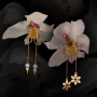 Украшения для клитора и половых губ non-pierced clitoral jewelry dangle with snowflake UPKO