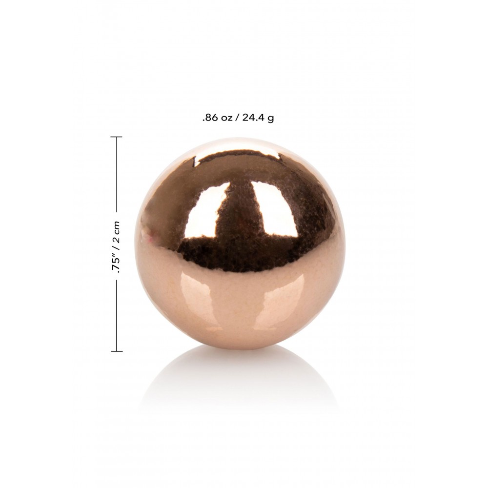 Вагинальные шарики CalExotics Climax Weighted Kegel Balls Nickel-Free - Rose Gold