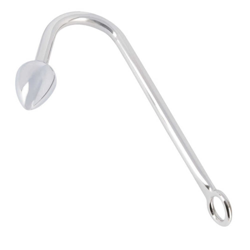 Крюк анальный металлический You2Toys Bondage Hook с кольцом для бондажа, серебристый