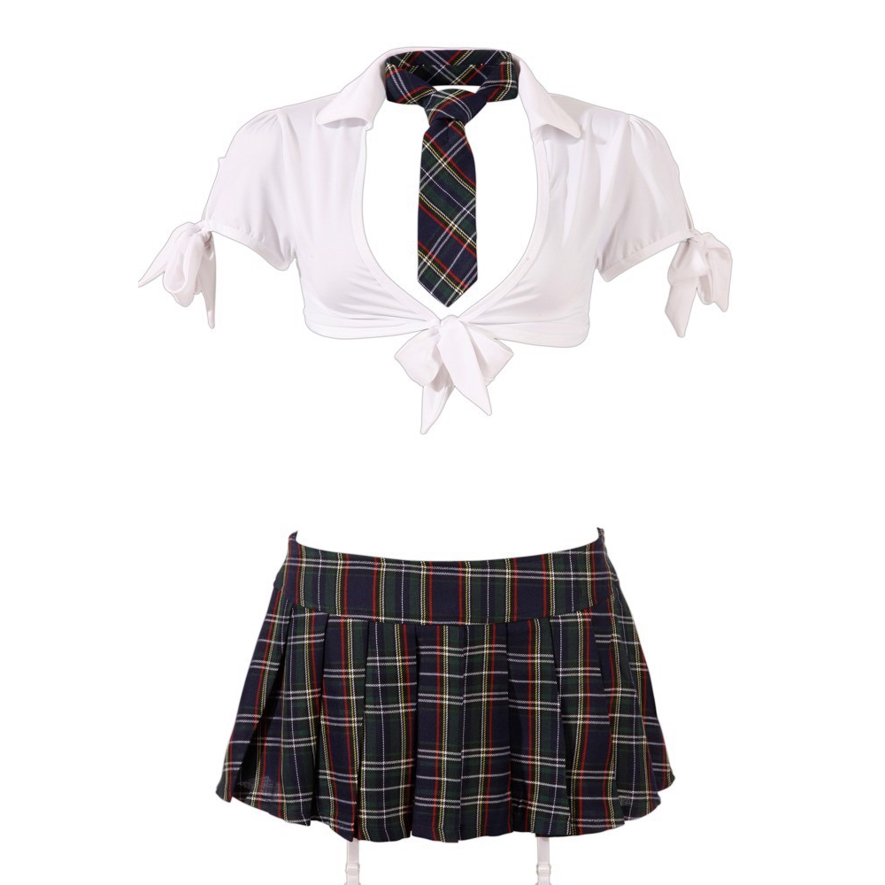 Костюм Школьницы в клетку Cottelli Collection Schoolgirl 4 предмета, XS