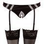 Костюм горничной Cottelli Collection Maid Set, 6 предметов, черно-белый, S