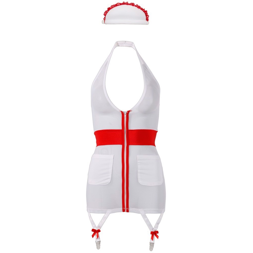 Сексуальный костюм медсестры Cottelli Collection Nurse 2 предмета, белый, S