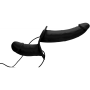 Двойной страпон с вибро Power Pegger Double Strap-On, черный