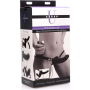 Двойной страпон с вибро Power Pegger Double Strap-On, черный