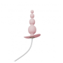 Анальный плаг с вибрацией Qingnan No.8 Mini Vibrating Anal Beads PINK