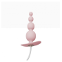 Анальный плаг с вибрацией Qingnan No.8 Mini Vibrating Anal Beads PINK