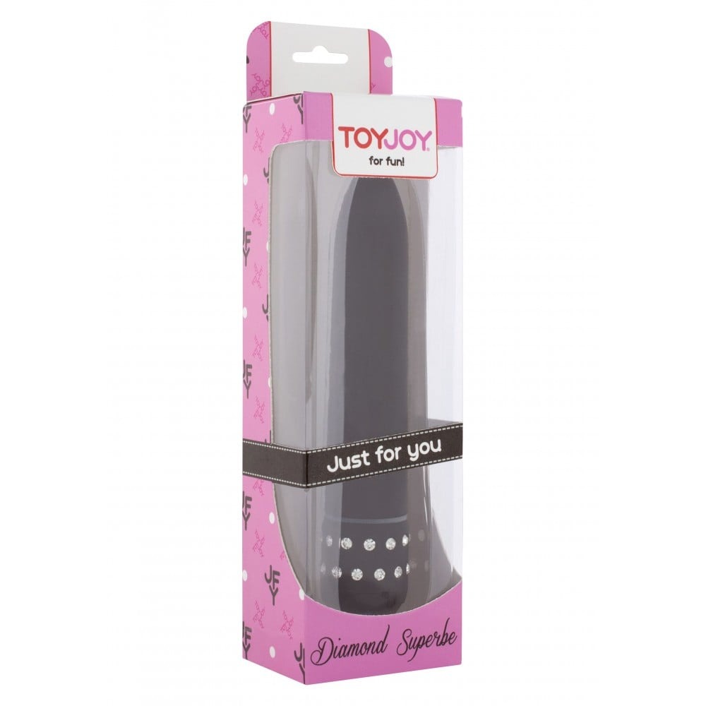 Вибратор для точки G Diamond Superbe Vibe Черный Toy Joy