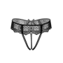 Трусики с открытой интимной зоной S/M Delphine Daring Intimates, черные
