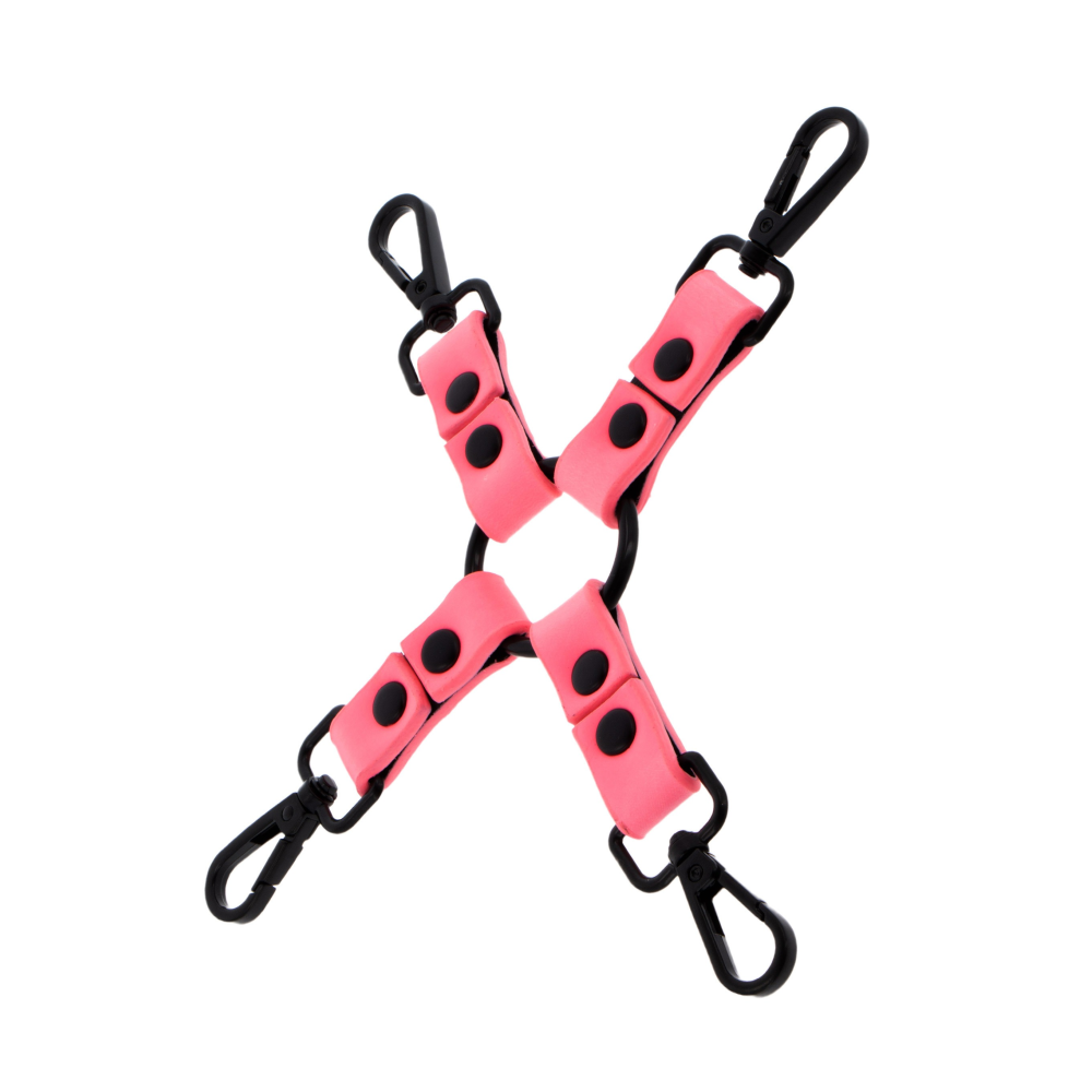 Перекрестная система фиксации Taboom Glow In the Dark Hogtie светящаяся в темноте, розовая