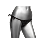 Трусики со стразами на завязках CalExotics Radiance Side-Tie Panties, черные, One size