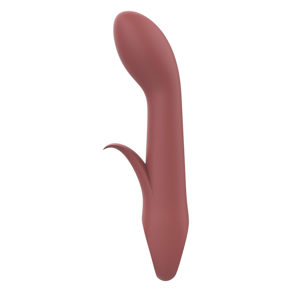 Вибратор Dream Toys Nude Sierra для точки G, коричневый