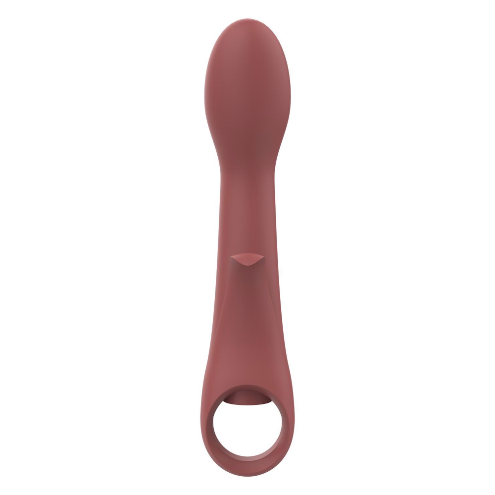 Вибратор Dream Toys Nude Sierra для точки G, коричневый