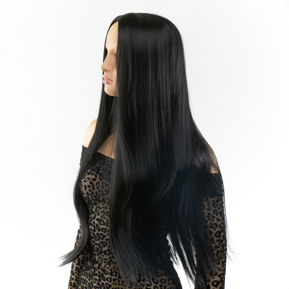 Парик прямой Fetish Hair черный, 60 см