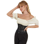 Корсет из сетки Star Night Steel Bones Grid Corsets с крючками и шнуровкой, черный, XL (без коробки)