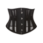 Корсет из сетки Star Night Steel Bones Grid Corsets с крючками и шнуровкой, черный, XL (без коробки)