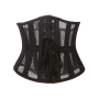 Корсет из сетки Star Night Steel Bones Grid Corsets с крючками и шнуровкой, черный, XL (без коробки)