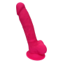 Фаллоимитатор реалистичный Dream Toys Real Love на присоске с яичками, розовый