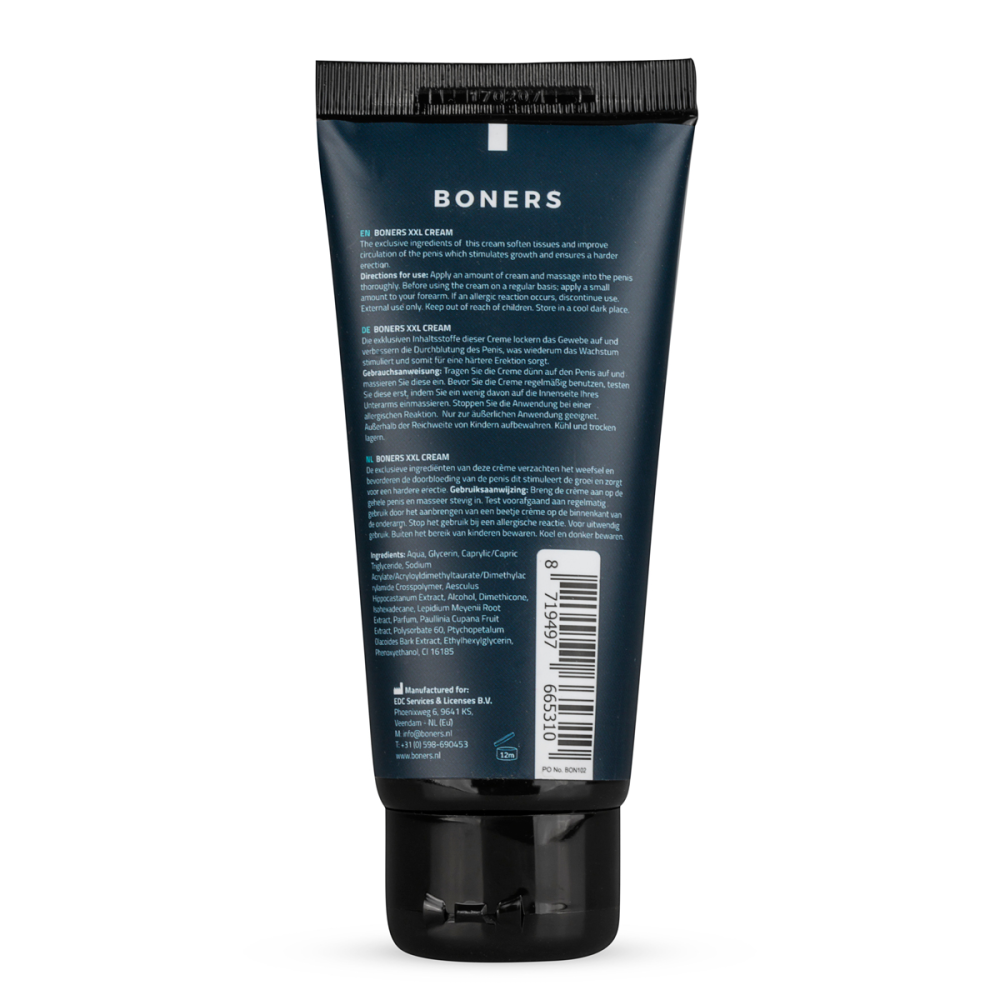 Возбуждающий крем для мужчин Boners Penis XXL Cream, 100 мл