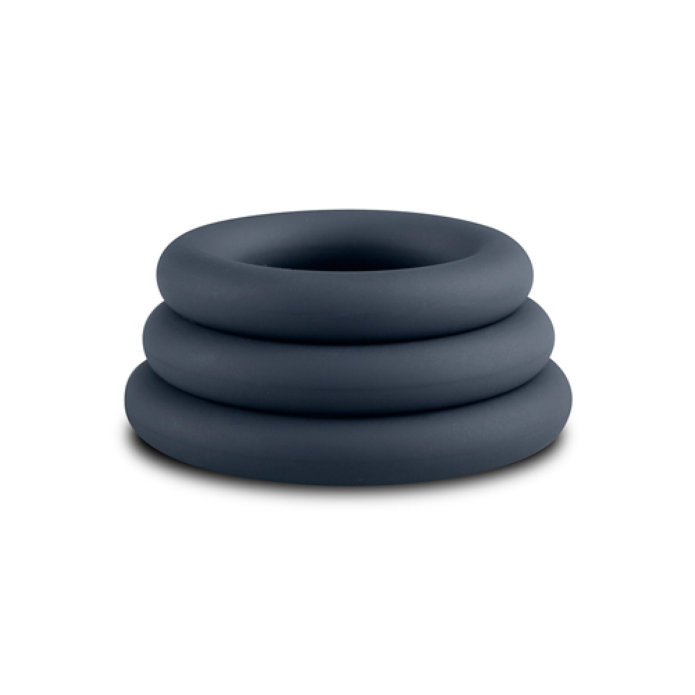 Набор из трех эрекционных колец Boners Boners 3-Piece Cock Ring Set