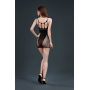 Платье-мини с вырезами Moonlight Lingerie Model 19 из сетки, черное