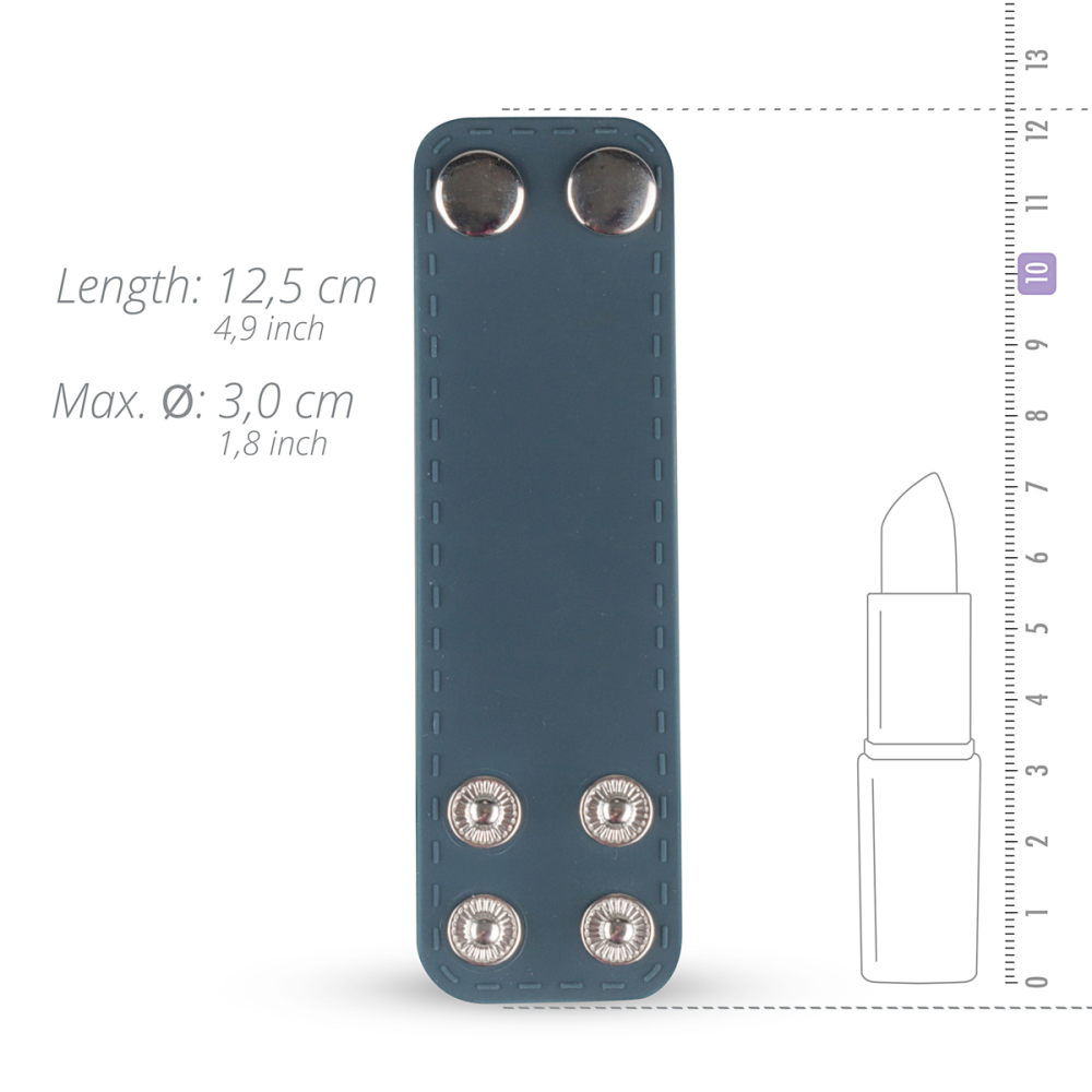 Кольцо на мошонку Boners Ball Strap, серое, S/M