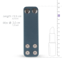Кольцо на мошонку Boners Ball Strap, серое, S/M