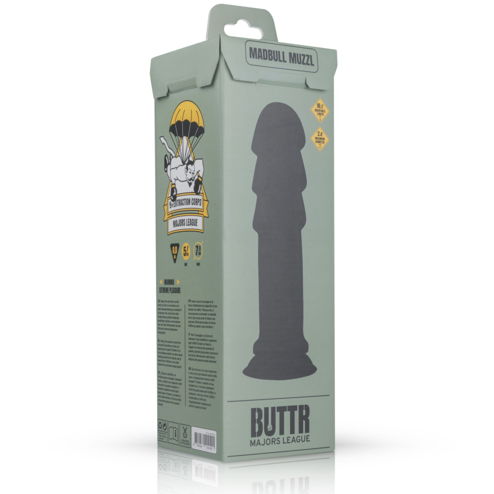 Анальная пробка BUTTR - MadBull Muzzl XXL Dildo