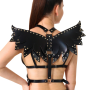 Женская портупея Art of Sex - Wings черная XS-M, экокожа