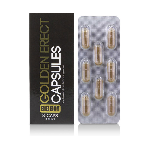 Таблетки для эрекции Cobeco Golden Erect (цена за упаковку, 8 капсул)