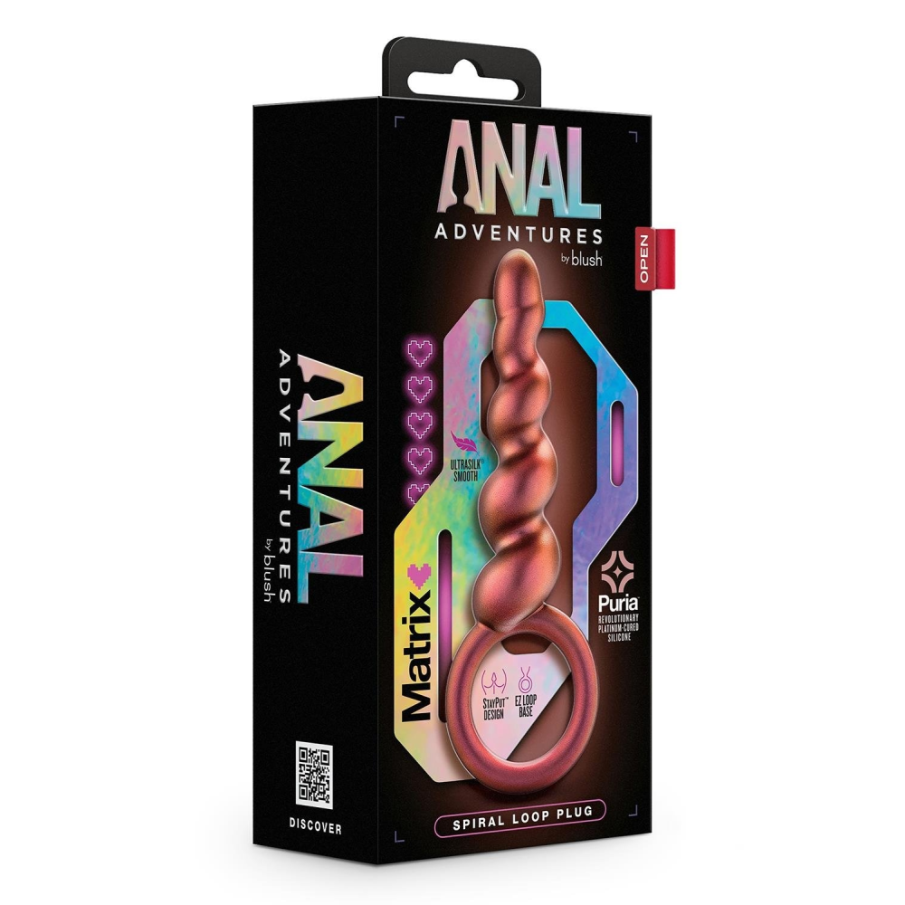 Анальная пробка Blush Anal Adventures Matrix в виде спирали