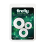 Набор из 3-х эрекционных белых колец NS Novelties Firefly светящиеся в темноте