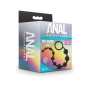 Силиконовые анальные шарики Blush Anal Adventures черные