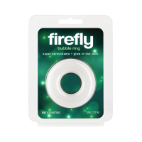 Эрекционное кольцо светящееся в темноте NS Novelties Firefly белое