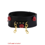 Пояс БДСМ с фурнитурой для крепления наручников TABOOM Wild Roses с декоративными розами