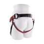 Трусики для страпона Sportsheets Saffron Monte Strap On из искусственной кожи, красные