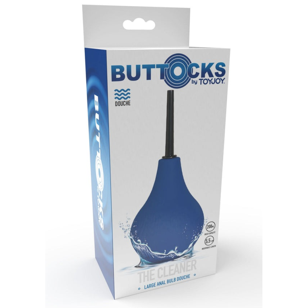 Анальный душ ToyJoy Buttocks синий, 200 мл