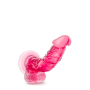 Фаллоимитатор реалистичный с мошонкой Blush b Yours на присоске, розовый